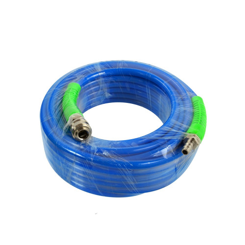 Mangueira de ar reforçada PU 12mm x 8mm 15m azul