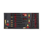 Kit adaptadores para testes de compressão e fuga 30pcs Kroftools 8113