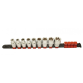 Régua 9 Chaves Caixa 1/2" Torx Fêmea - Kroftools 1418