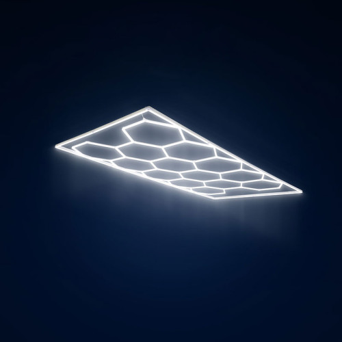 Luz LED Hexagonal de Teto – 83.640 Lumens