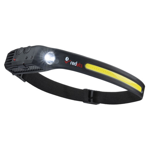Gambiarra de Cabeça LED Recarregável com Sensor de Movimento