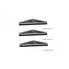 Jogo 3 Pedras 100 mm Grão Médio – Kroftools 7137