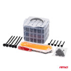 Kit de Clips para carro 650 peças + extrator - A04433