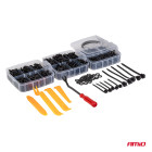 Kit de Clips para carro 650 peças + extrator - A04433