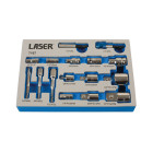 Tabuleiro com adaptadores 16 peças  Laser 7167