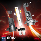 Kit Conversão Led Serie Hybrid H7 12V 60W Canbus Amio 04115