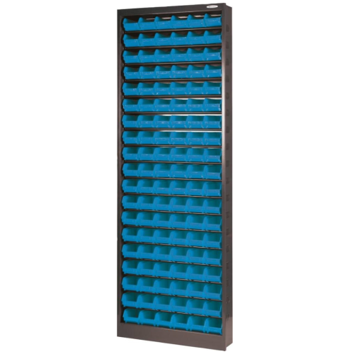 Armário Metálico com 114 Caixas de Arrumação – 1900×672×205 mm