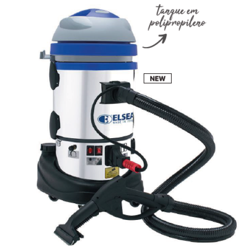 Aspirador Vaporizador Limpeza a Vapor, Hidrojato e Detergente Elsea Steam Wave