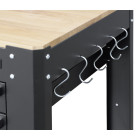 Bancada de Trabalho com 3 Gavetas e 2 Armários de Parede