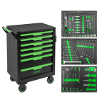 Carro de Ferramentas 7 gavetas com 154 Peças 