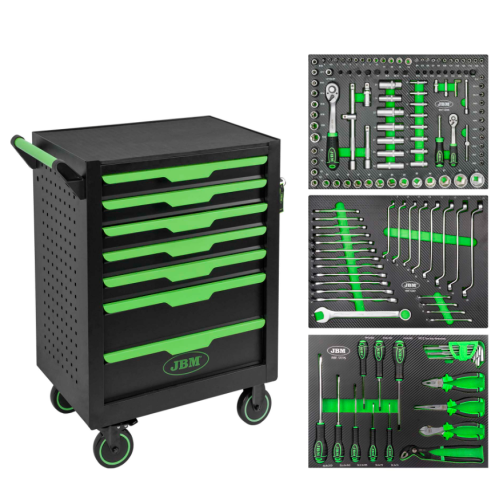 Carro de Ferramentas 7 gavetas com 154 Peças 