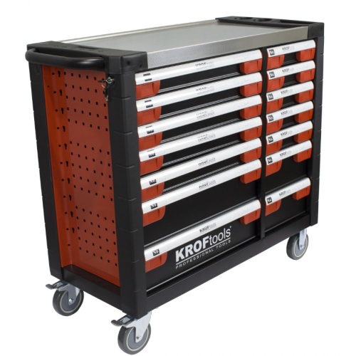 Carro de Ferramenta Vazio Jumbo XL 14 Gavetas Kroftools 8660 Carro de Ferramenta Vazio Jumbo XL 14 Gavetas Kroftools 8660