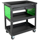 Carrinho de Ferramentas 3 Prateleiras + 1 Gaveta