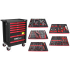Carro de Ferramentas 7 Gavetas com 160 Peças Kroftools  8621