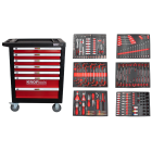 Kit Carro de Ferramentas 7 Gavetas Kroftools 8611 + 236 Ferramentas Kit Carro de Ferramentas 7 Gavetas Kroftools 8611 + 236 Ferramentas