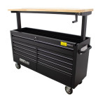 Carro de Trabalho com Plataforma Elevação 61" 9 Gavetas Kroftools 8661 