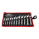 Jogo Chaves Boca/Luneta Aberta com Roquete 12 Peças Kroftools 120200 Jogo Chaves Boca/Luneta Aberta com Roquete 12 Peças Kroftools 120200