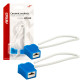 Kit conectores Cerâmicos lâmpada H1| H3  Amio 03051