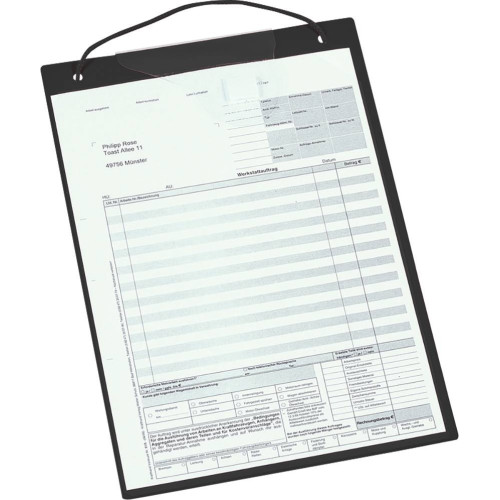 Pasta para Folha de Obra A4 com com Bolsa para Chave