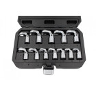 Jogo 12 Chaves Pé de Galo Articuladas 3/8" 8-19 mm Kroftools 3830