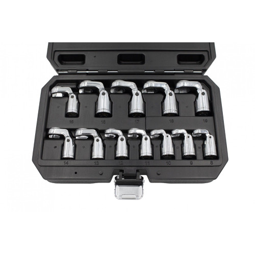 Jogo 12 Chaves Pé de Galo Articuladas 3/8" 8-19 mm Kroftools 3830