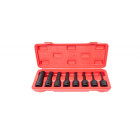 Jogo 8 chaves impacto HEX.5-19mm Kroftools 6097