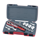 Jogo 21 Peças Sextavadas 1/2" Teng Tools T1221-6