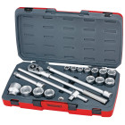 Jogo de Chaves Caixa 3/4" Teng Tools T3418-6 