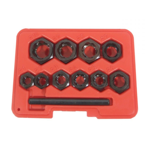 Jogo Extrator de Parafusos 11 Peças Kroftools  0515