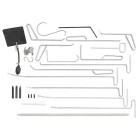 Kit Tira Mossas 34 Ferramentas sem Pintura Facom CR.PRK