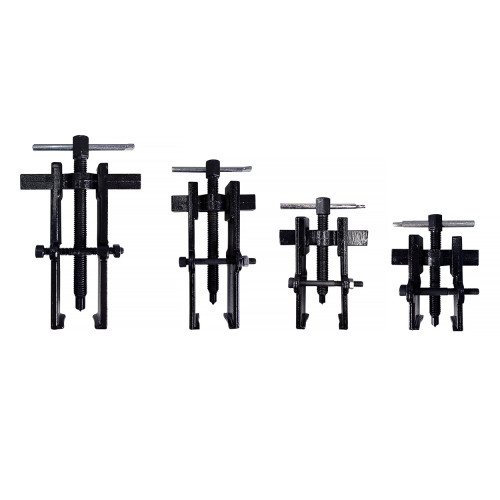 Conjunto de Extratores de 2 Pernas Reguláveis para Rolamentos e Polias