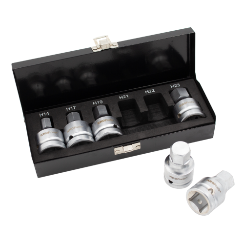Kit Chaves Bihexagonais H14–H23 (6 Peças, 3/4″) | Kroftools 2126