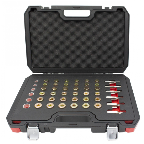 Kit de Reposição Cárter – 114 Peças (Anilhas, Bujões e Machos)  Kroftools 1040