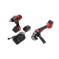 Kit chave de impacto 1/2 + Rebarbadora 18v Kroftools 9910