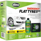 Kit Reparação Anti‑Furo 473 ml com compressor 12 V (para pneus tubeless)  Slime 