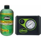 Kit Reparação Anti‑Furo 473 ml com compressor 12 V (para pneus tubeless)  Slime 