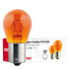 Lâmpada 12V 21W BA15s Laranja (caixa 10 unidades) Amio 01158
