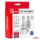 Kit Conversão Led Serie X2 H8/H9/H11/H16 12V 72W Canbus Amio 02974