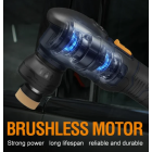 Mini Polidora Sem Fio 20V – Lixadeira Rotativa Dupla Ação