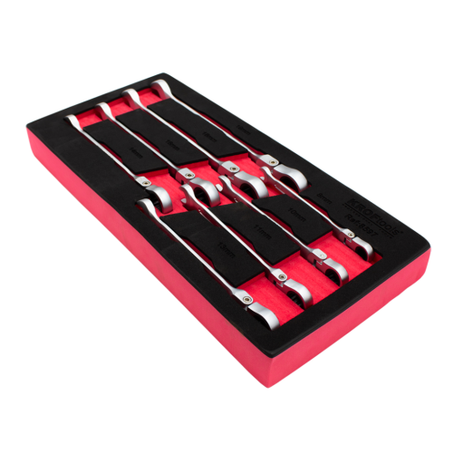 Módulo Chaves Combinadas 8–19 mm com Roquete Flexível Kroftools 8597