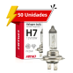 Pack 50 Lâmpadas H7 12V 55W PX 26d UV Filtro Amio 01156