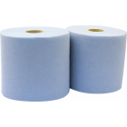 Pack Papel Industrial Azul 3 Folhas JUMBO 36.5 cm  2 bobines