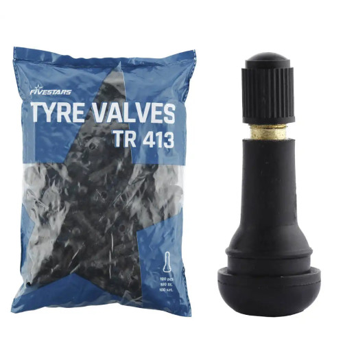 Válvulas para Pneus TR413 – Caixa 100 Unidades
