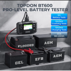 Testador de Baterias 12V/24V com Impressora – TOPDON BT600